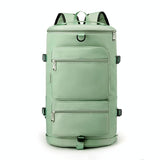 Waterproof Gym Bag - Shoe Compartment Included - Light Green - Extra Image