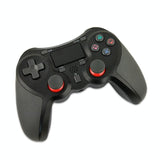 Wireless Bluetooth Game Controller for Ps4 - Rubberized - Blue - 45-Degree Angle
