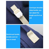 Lightweight Canvas Backpack - Compact and Durable - Deep Blue 2 - Extra Image