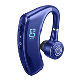 V9s Wireless Earphones with Noise Cancellation and Led Display - Blue Single Ear