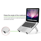 Triangle Cooling Bracket for Tablets Laptops and Desktops - White - Low Angle