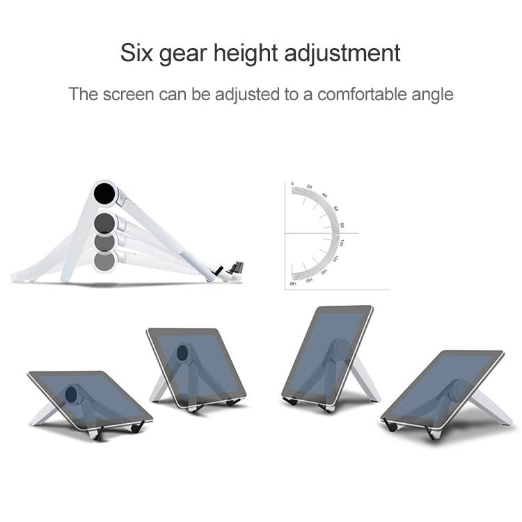Triangle Cooling Bracket for Tablets Laptops and Desktops - White