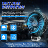 12W 9 - 30V Car Mixed Light Work Light With Wire Set - Round - Extra Image