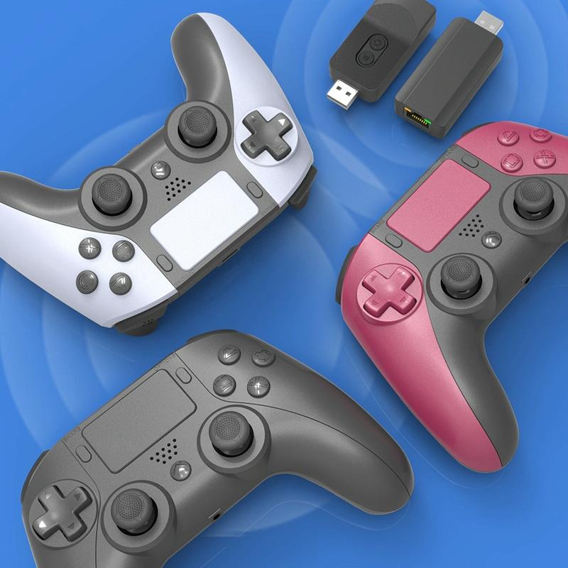 Wireless Bluetooth Game Controller for Ps5 / Ps4 / Pc - Black + Black