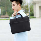 Versatile Laptop Shoulder Bag - Single Strap - Grey - Top-Down View