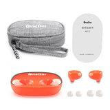 Waterproof Tws Bluetooth Earphones - Hd Stereo Sound - Red - Top-Down View