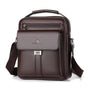 Large Capacity Men Retro Messenger Bag - Brown