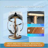 Acacia Vr Helmet Storage Rack for Quest 2 and Pico 3 / 4 - Acacia - Top-Down View