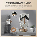 Acacia Vr Helmet Storage Rack for Quest 2 and Pico 3 / 4 - Acacia - 45-Degree Angle