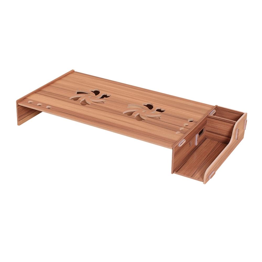 Wood Monitor Stand with Keyboard Storage - Tbd049404601B