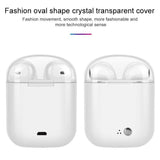 Wireless Bluetooth Tws Earphones with Charging Bin - I7s Binaural Plating - Gold - Top-Down View