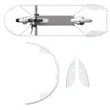 Xiaomi M365 Side Protection & Bumper Set - Front View