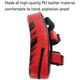 Taekwondo Training Foot Target - Home Boxing Pair - Red - 45-Degree Angle