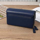 Large Capacity Women Wallet Clutch Bag Versatile Crossbody - Claret