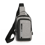 Men Crossbody Bag For Outdoor Sports Leisure - 1-Grey - Extra Image