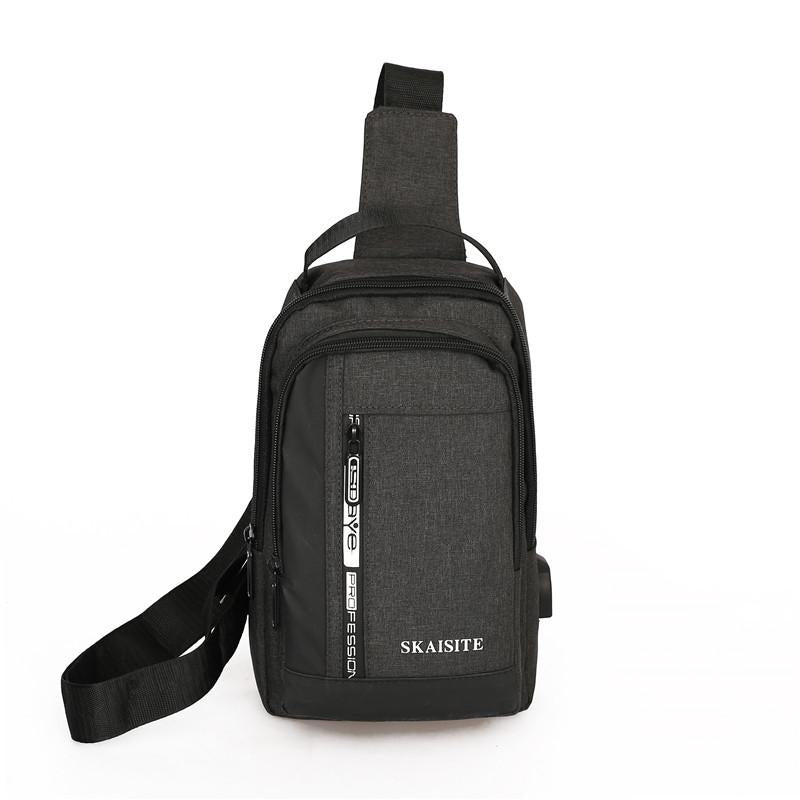 Men Crossbody Bag For Outdoor Sports Leisure - 1-Grey