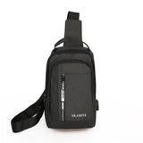 Men Crossbody Bag For Outdoor Sports Leisure - 1-Grey - Extra Image