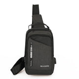 Men Crossbody Bag For Outdoor Sports Leisure - 1-Grey