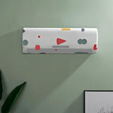Geometric Hanging Air Conditioner Cover - All-inclusive Anti-dust - 80x31x21cm - Side View