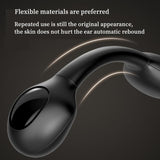Wireless Bone Conduction Earbuds with Noise Reduction - Black