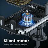 15w Fast Car Vent Wireless Charger with Intelligent Induction - Silver