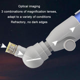 High-definition Children's Telescope for Science Education - A Model Blue - Rear View