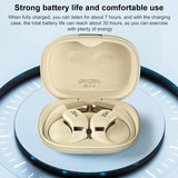 Wireless Bluetooth Earphones - Zga Gs18 Blade Ai - Beige - Low Angle