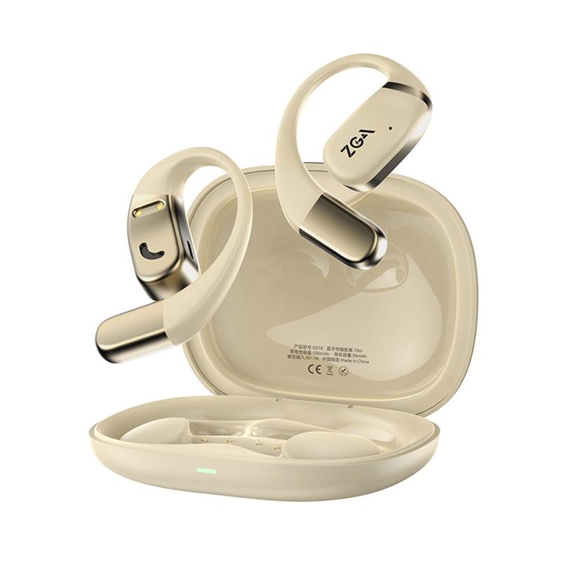 Wireless Bluetooth Earphones - Zga Gs18 Blade Ai - Beige
