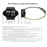 Smart Watch With Call Reminder And Health Monitoring - Blue