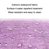 Versatile Cationic Digital Storage Bag for Data Cables - Purple - Top-Down View