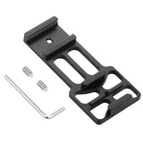 Rail Side Mount for Gopro and Other Action Cameras - 20mm for Hunting Shots - Black