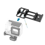 Rail Side Mount for Gopro and Other Action Cameras - 20mm for Hunting Shots - Black