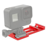 Rail Side Mount for Gopro and Other Action Cameras - 20mm for Hunting Shots - Black - Low Angle