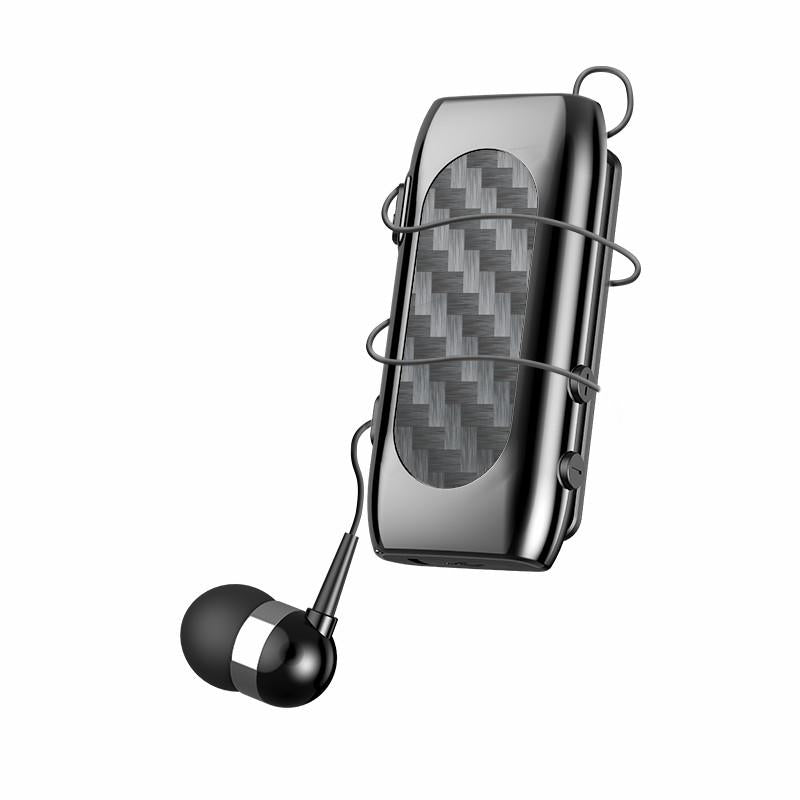 Carbon Brazing Bluetooth Earphones with Noise Reduction - Silver