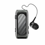 Carbon Brazing Bluetooth Earphones with Noise Reduction - Silver - 45-Degree Angle