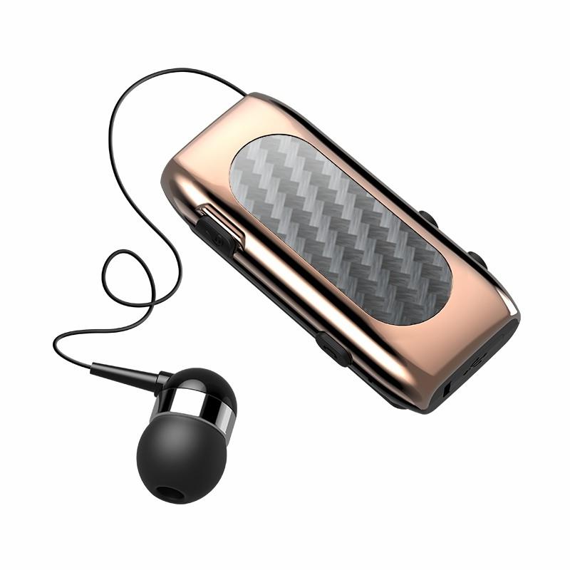 Carbon Brazing Bluetooth Earphones with Noise Reduction - Silver