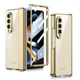 For Samsung Galaxy Z Fold4 5G Magnetic Hinged Case - Champagne Gold