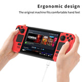 Anti-fall Game Console Case with Contrast Design - Red
