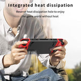Anti-fall Game Console Case with Contrast Design - Red