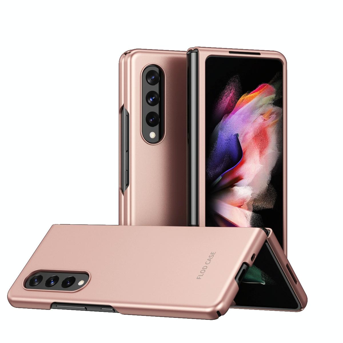For Samsung Galaxy Z Fold4 5G Foldable Shockproof Phone Case - Black