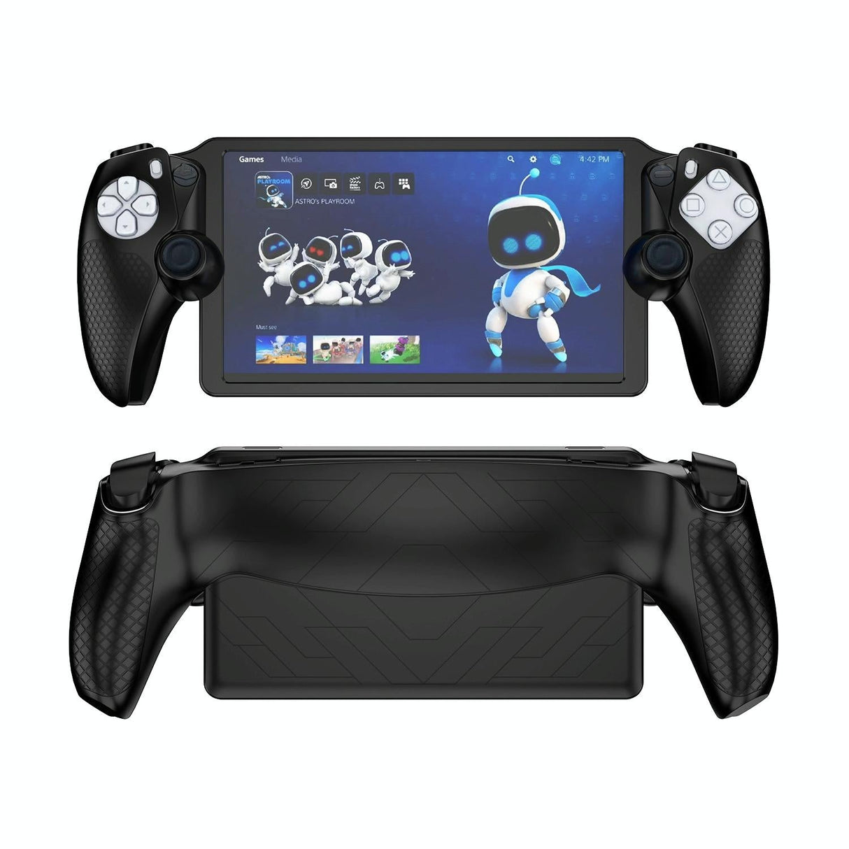 Protective Cover for Sony Ps Portal Game Console - All-inclusive Oil Spray Case - White