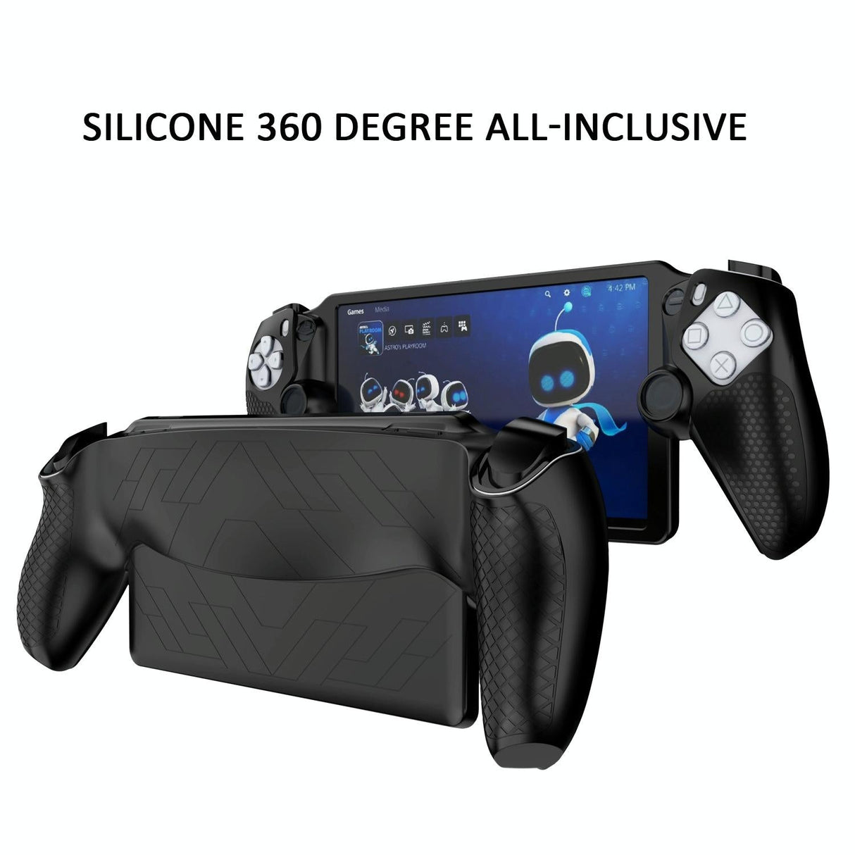 Protective Cover for Sony Ps Portal Game Console - All-inclusive Oil Spray Case - White