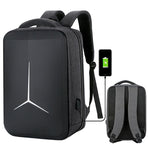 Waterproof Business Laptop Backpack with Usb Port - 15 Inch Capacity - Simplified Gray