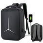 Waterproof Business Laptop Backpack with Usb Port - 15 Inch Capacity - Simplified Gray