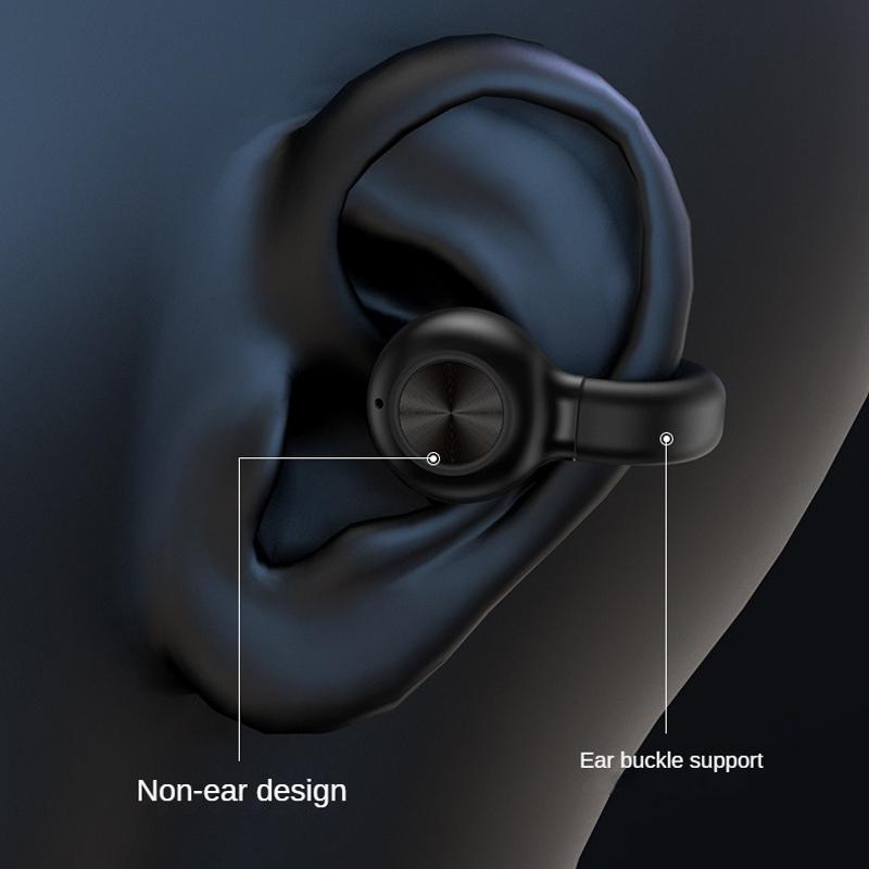 Wireless Single-ear Bluetooth 5.3 Earphone - Z28 - White Box Packag