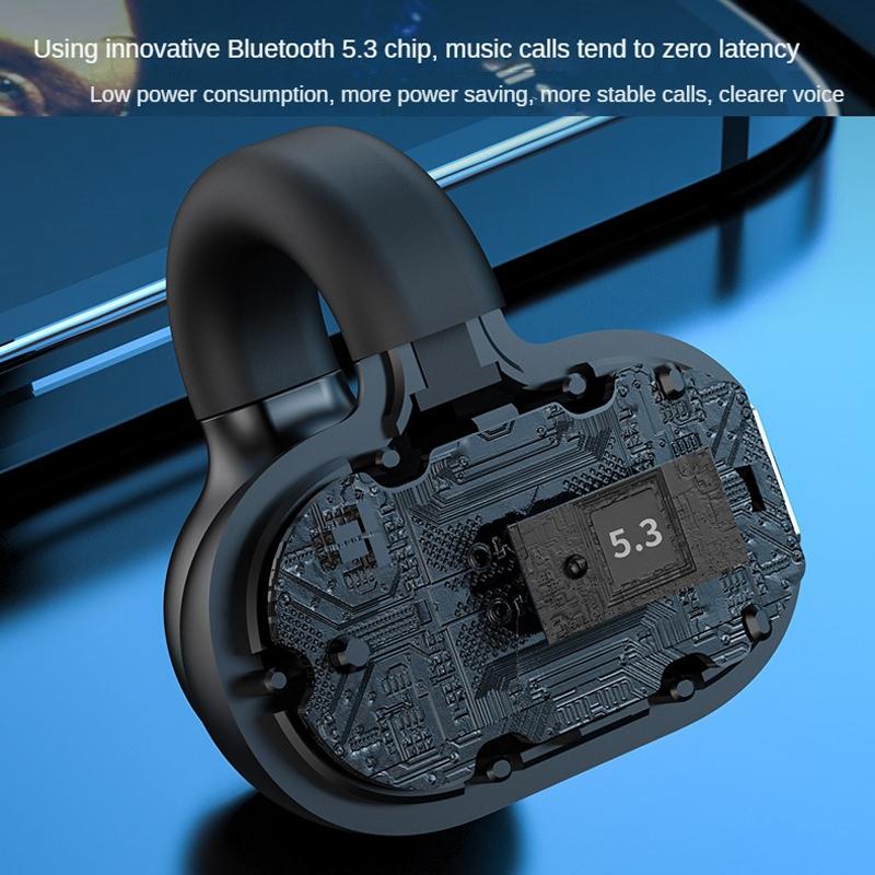Wireless Single-ear Bluetooth 5.3 Earphone - Z28 - White Box Packag