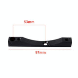 Xiaomi M365 Electric Scooter Disc Brake Adapter - Top-Down View