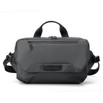 3 Point Strap Men Cycling Chest Bag Anti Sway Design - Grey