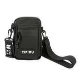 Stylish Single Shoulder Phone Bag For Students - Army Green - Front View