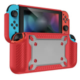 Protective Tpu Pc Case for Nintendo Switch Oled - Black - Low Angle
